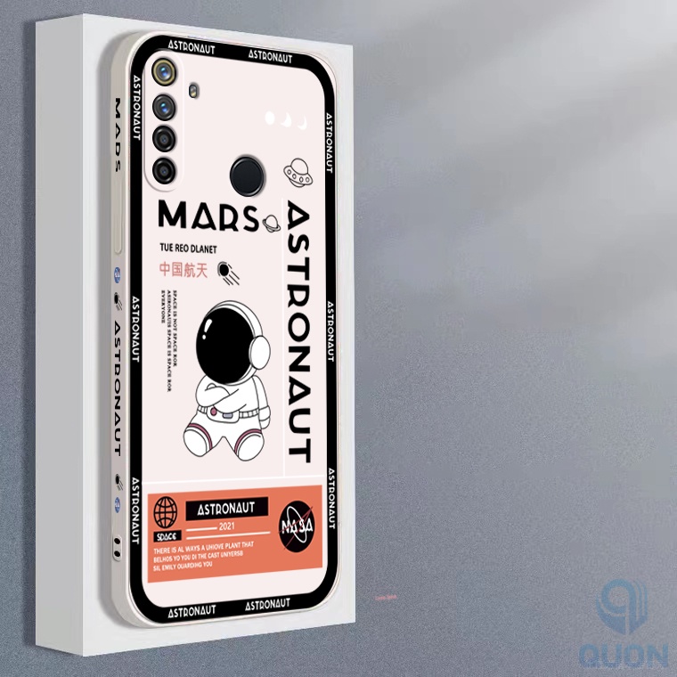 Ốp điện thoại TPU mềm chống sốc in hình Nasa cho Realme 5 6 7 8 Pro  V13 5i 6i 6PRO 7PRO