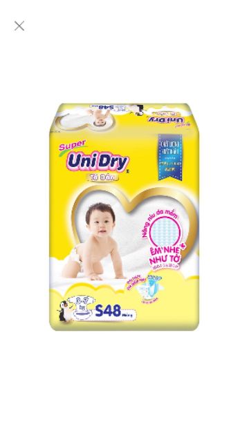 Combo 4 gói tã dán Unidry S46 M42 L38 XL34 miếng