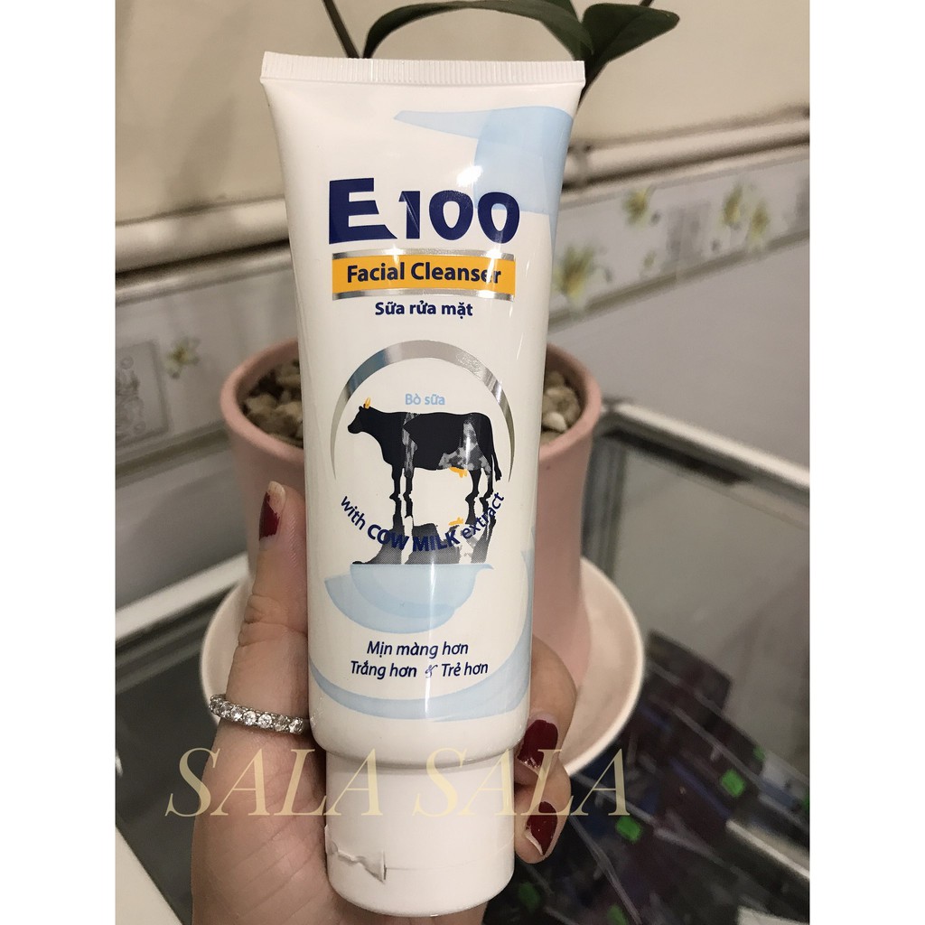 Sửa rửa mặt E100 bò 80ml