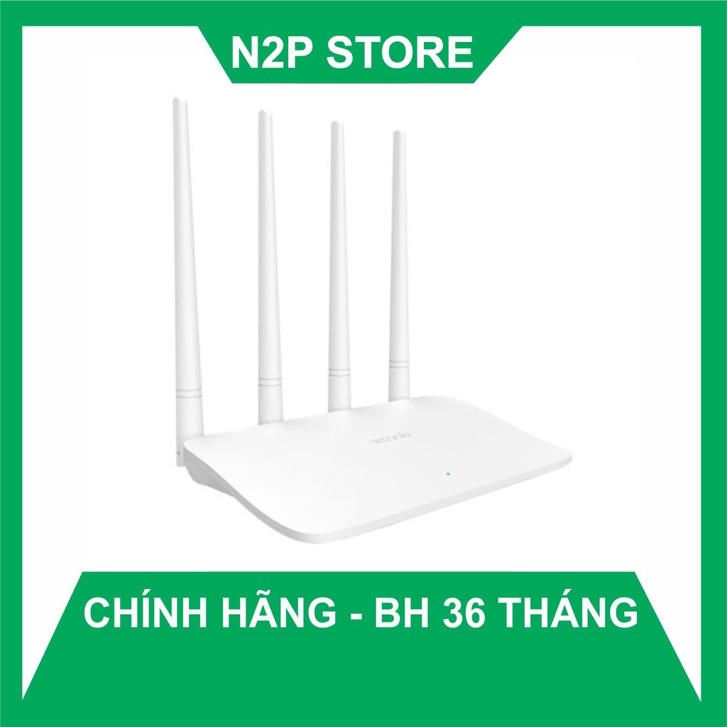 Bộ phát WiFi Tenda F6 V3 4 Angten 5dBi chuẩn N 300Mbps tem Microsun (Hãng phân phối chính thức)