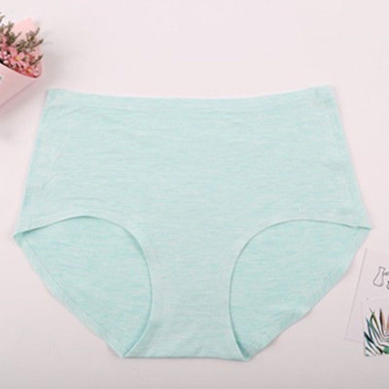 Quần Lót cotton Màu Sắc Trơn Lưng Vừa Thời Trang Cho Nữ