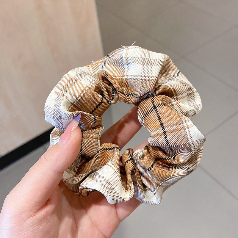 Dây Buộc Tóc Co Giãn Kẻ Sọc Kiểu Hàn Quốc Xinh Xắn Cho Nữ