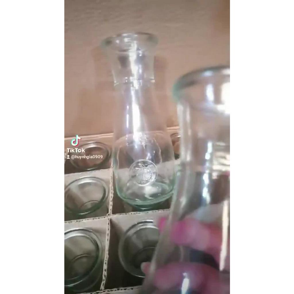 Bình Bông Lọ Hoa Thủy Tinh Eo Nhỏ+TẶNG KÈM DÂY DỪA TRANG TRÍ | BigBuy360 - bigbuy360.vn