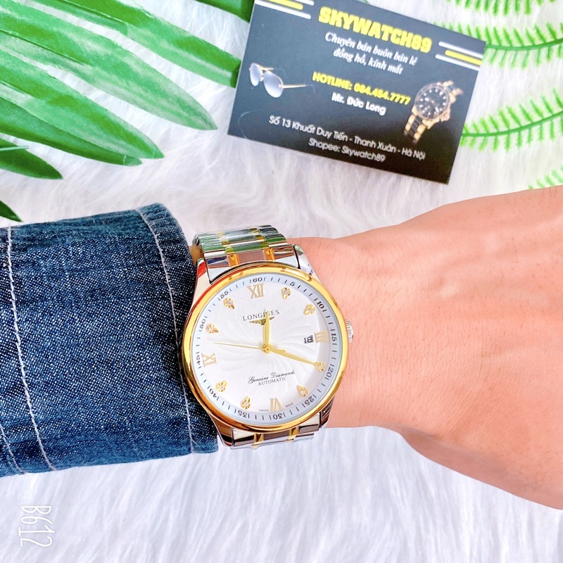 Đồng hồ cơ nam LG890 dây kim loại chống gỉ,Mặt kính sapphire chống xước,Chạy máy cơ siêu chuẩn | BigBuy360 - bigbuy360.vn