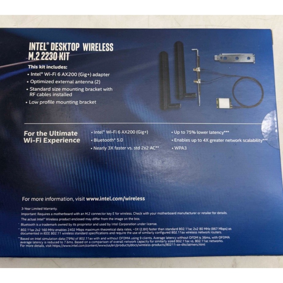 Kit wifi Intel AX200