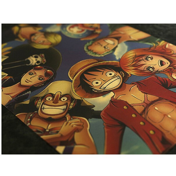 Poster One Piece vintage Kraft Poster | BigBuy360 - bigbuy360.vn