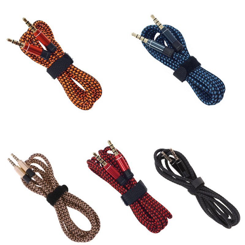 Dây Cáp Âm Thanh Nối Dài 1.5m Với Giắc Cắm 3.5mm Chuyên Dụng Cho Xe Hơi