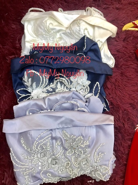 Đầm body dự tiệc TRIPBLE T DRESS kết hoa và cườm nổi sang trọng -size M/L - MS67Y