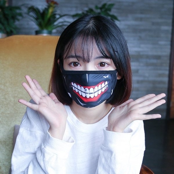 Khẩu Trang Hóa Trang Tokyo Ghoul Ken 3d