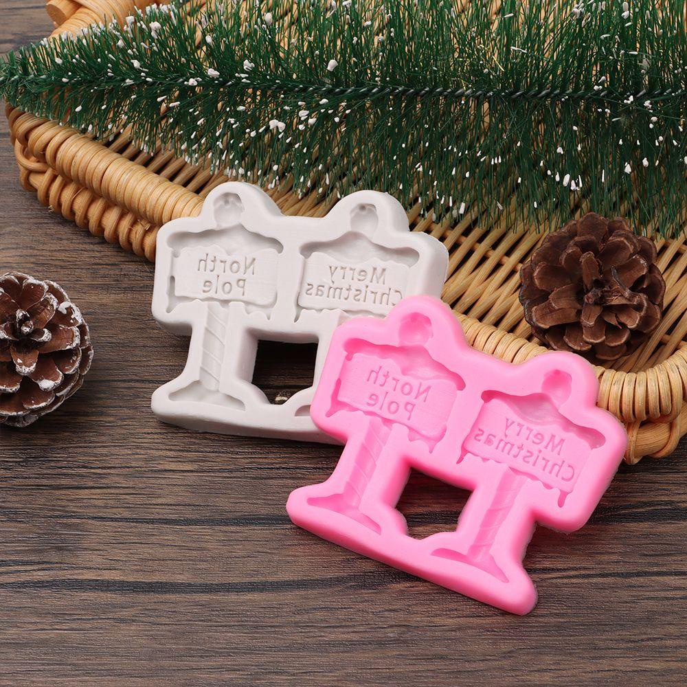 Khuôn Làm Bánh Kẹo Bằng Nhựa Resin Hình Giáng Sinh DIY