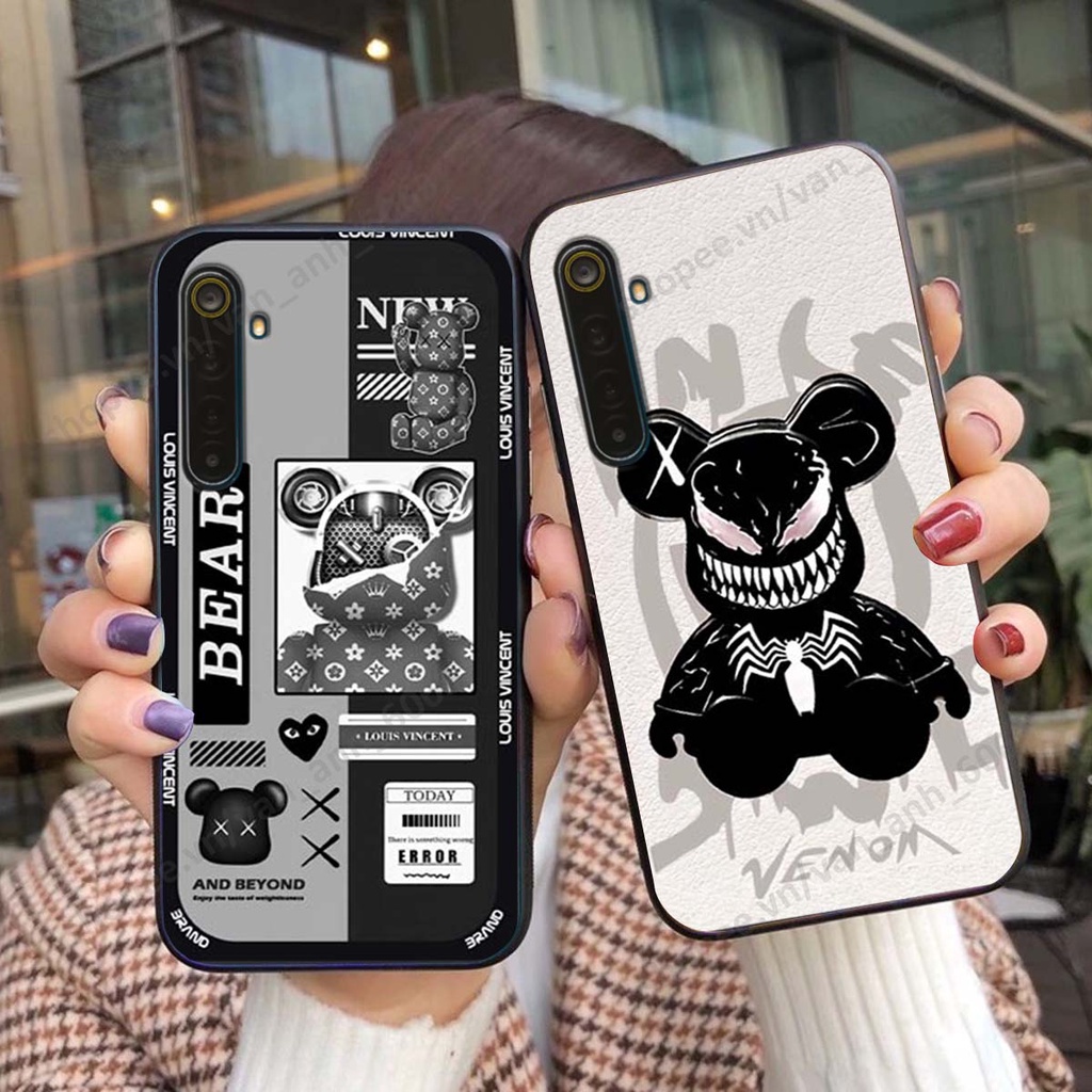 Ốp lưng Realme 1 / 2 hình kaws, bear brick, venom thời trang siêu ngầu
