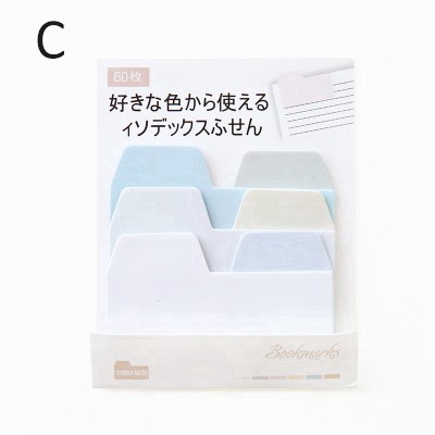 Set 60 Giấy Ghi Chú Màu Nước Độc Đáo Tiện Dụng