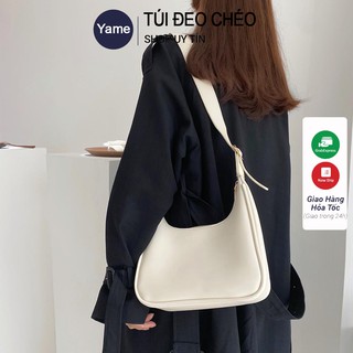 Túi đeo chéo nữ dáng BASIC da PU loại 1, Túi kẹp nách nữ thời trang chất da xịn, dày dặn - Yame