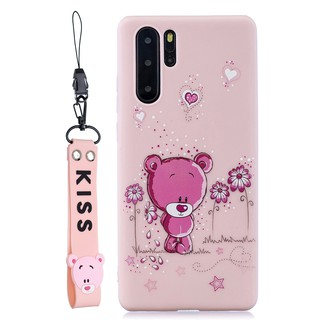 Ốp điện thoại in hình chú gấu hoạt hình dễ thương cho Samsung Note 10 10pro