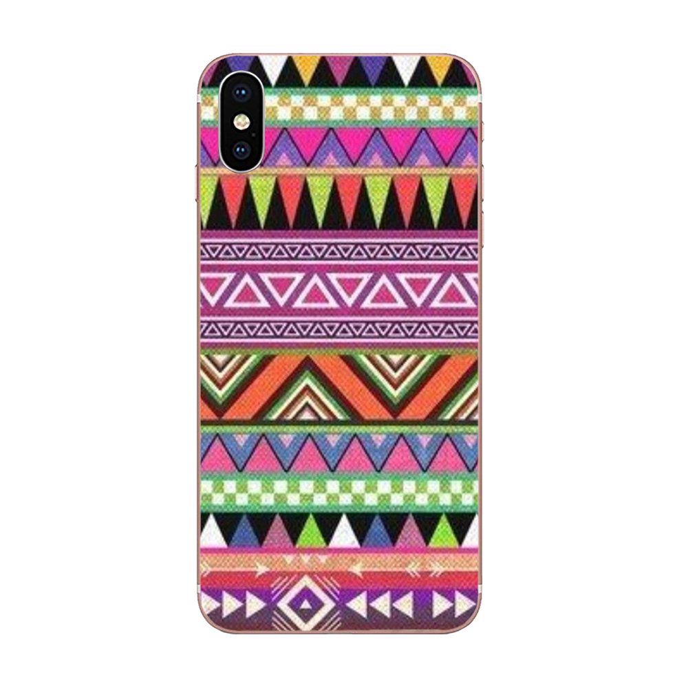 AZTEC Ốp Điện Thoại Mềm Hình Tam Giác Màu Pastel Cho Samsung Galaxy A10 A20 A20E A3 A40 A5 A50 A7 J3 J5 J6 J7 2016 2017 2018