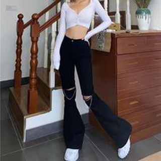 Quần rách gối order trả hàng nguyen nthao