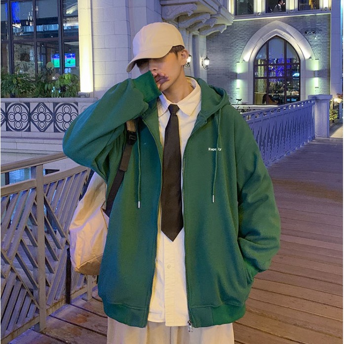 Áo khoác hoodie trơn 4 màu nam nữ ulzzang unisex áo khoác nam nữ, áo hoodie zip form unisex chất nỉ bông oversize in chữ