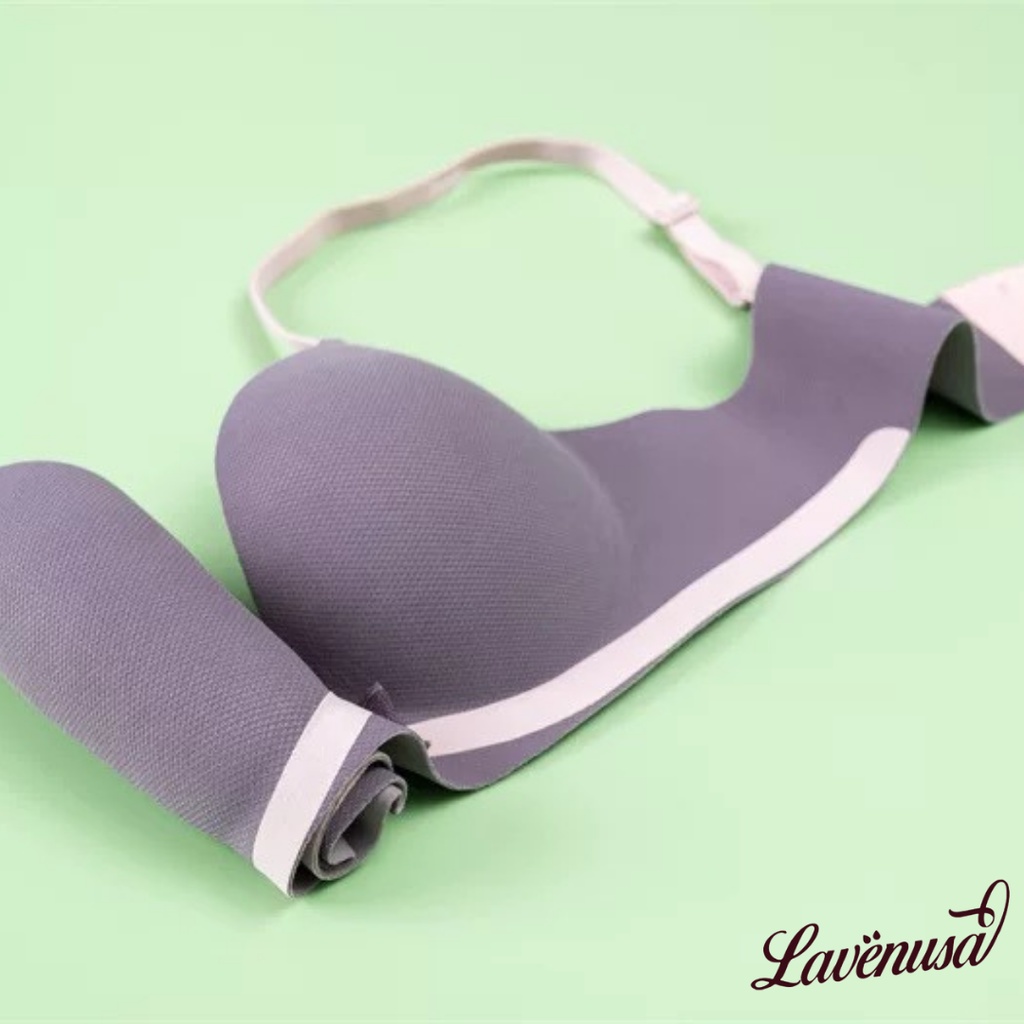 Áo lót su không gọng nâng ngực đệm dày thoáng khí cao cấp LAVENUSA AL12