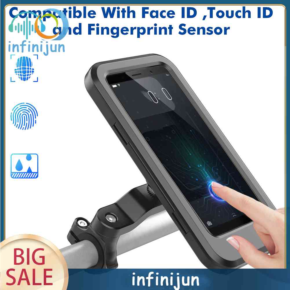 Giá Đỡ ĐiệN ThoạI ChốNg NướC GắN Tay CầM Xe ĐạP TiệN DụNg