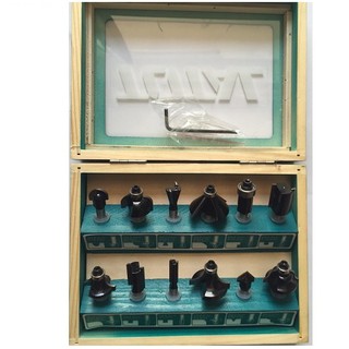 Total bộ 12 mũi phay gỗ 6.3mm tacsr0104121