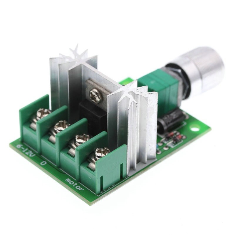 Set 1 / 2 Công Tắc Điều Khiển Tốc Độ Động Cơ DC 6V-12V 6A PWM DC