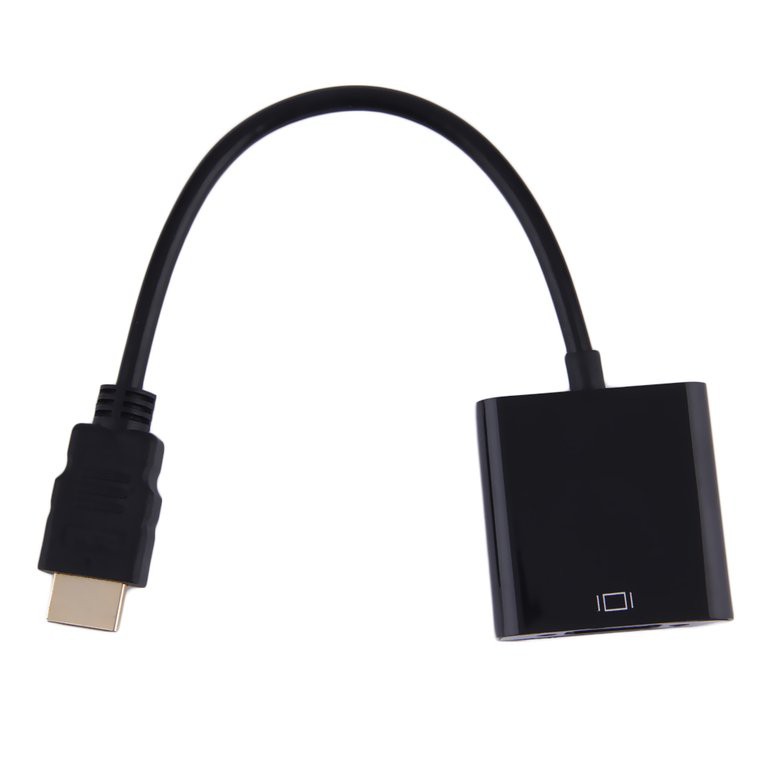 Adapter Chuyển Đổi 1080P Hdmi Đực Sang Vga Cái Cho Máy Tính Dvd Hdtv