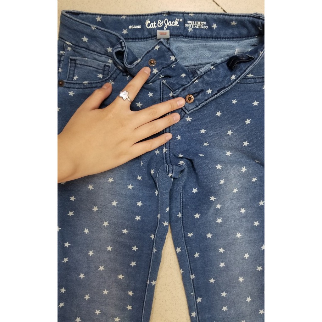 Quần jegging dài Cat Jack xuất xịn thun co dãn cho bé gái nhỏ và đại