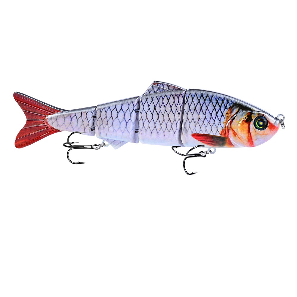 Mồi Câu Cá Nhân Tạo 4 Móc 15.56CM 38G 1-3M#