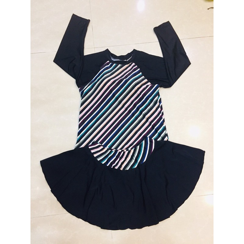 áo tắm dài tay mix chân váy size xxl | BigBuy360 - bigbuy360.vn