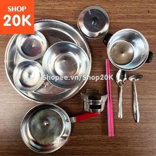 Bộ đồ chơi nấu ăn nhôm cho bé