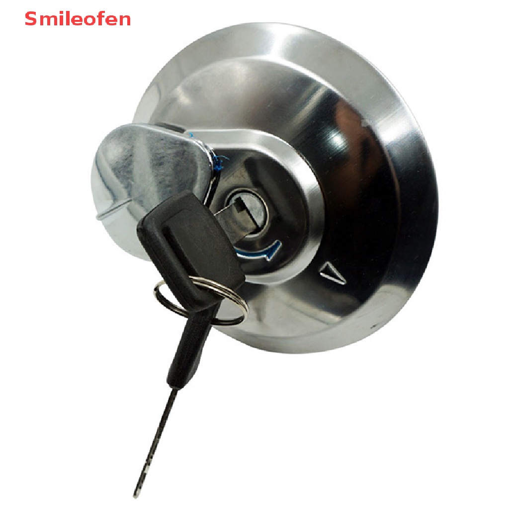 1 Bộ Nắp Đậy Bình Nhiên Liệu Bằng Nhôm Thay Thế Cho Xe Máy Honda King 125 CBT125 Kèm Hai Chìa Khóa Mới