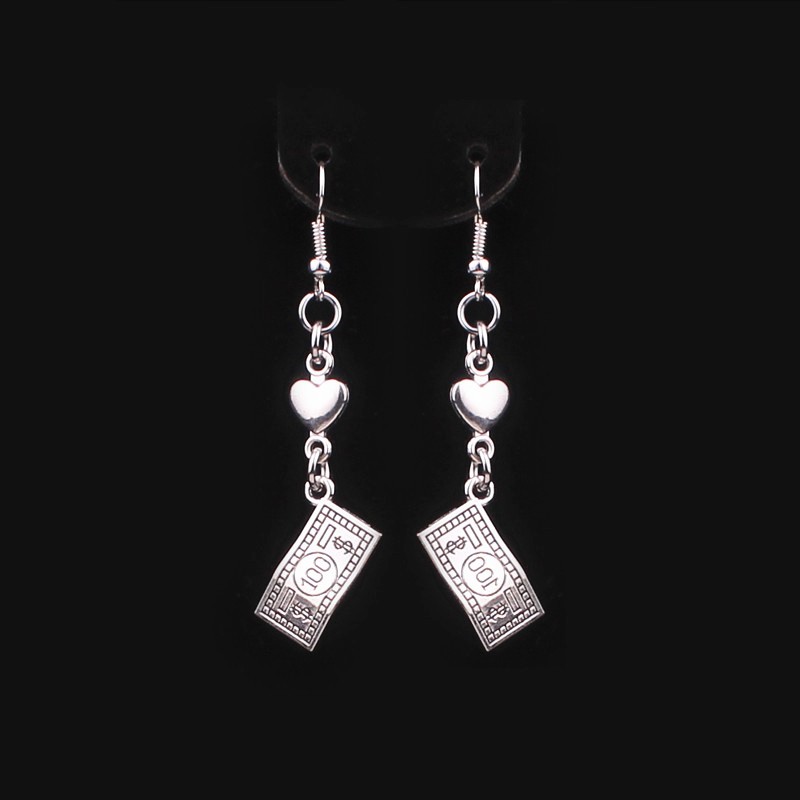 Bông Tai Bạc Hình Thỏ / Chữ / Robot Phong Cách Cổ Điển Thời Trang di145