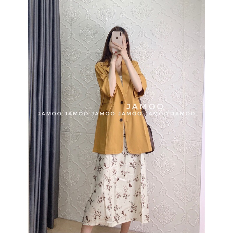 Áo blazer _ Áo vest nữ tay lỡ dáng rộng Hàn Quốc JAMOO (video/hình thật/sẵn) | BigBuy360 - bigbuy360.vn
