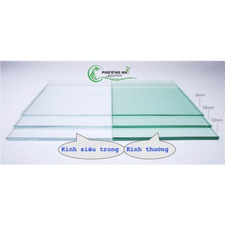 hồ siêu trong 60x35x40 ( dài x rộng x cao kính 6li )