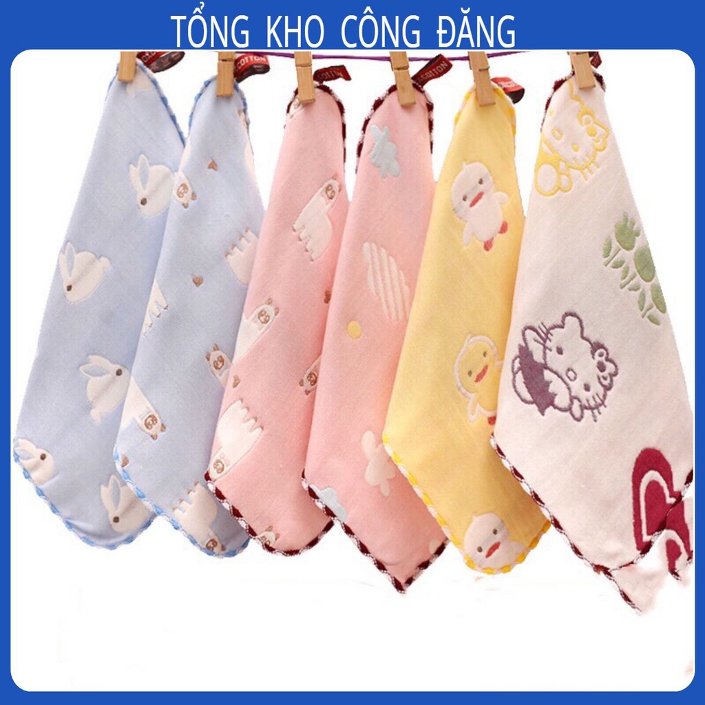 Khăn mặt cotton lee lee 6 lớp - Khăn Lau mặt cho bé yêu. ...