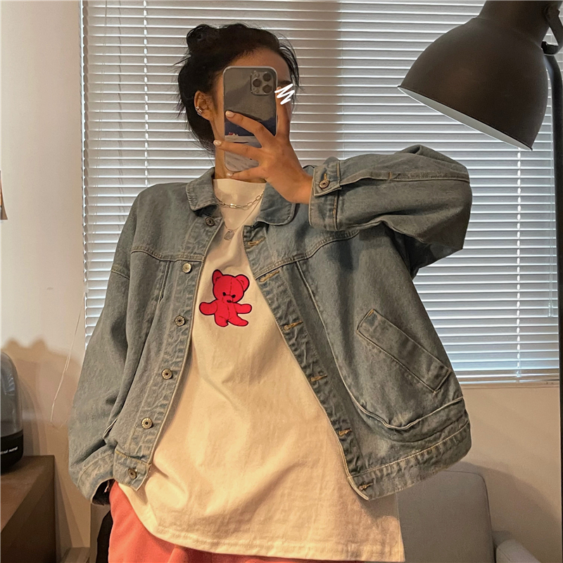 Áo thun tay ngắn cổ tròn kiểu dáng thời trang phong cách Hàn Quốc dành cho nữ