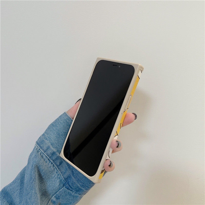 Ốp điện thoại silicon chống rơi họa tiết góc phải dễ thương thích hợp cho iphone 12promax 7 8plus x xs xr