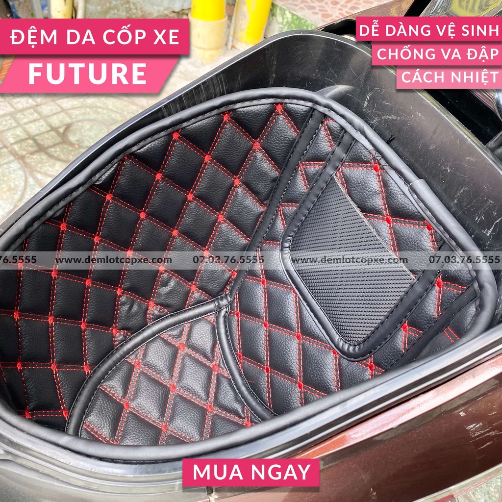 Lót Cốp Xe FUTURE 125 2016-2022 - Hàng Gia Công Tại Xưởng - May 3 Lớp Cách Nhiệt Chống Nước - Bảo Hành 1 Năm