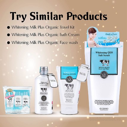 Muối tẩɏ tế bào hư tổn Scentio. Milk. Plus. Whitening. Q10 Salt Scrub Thái Lan