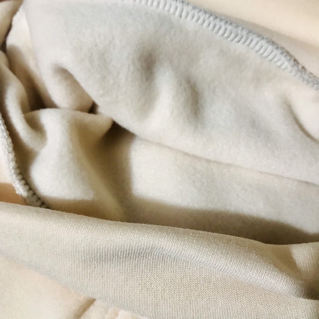 Áo Hoodie màu be trơn nam nữ Basic oversize form rộng Unisex
