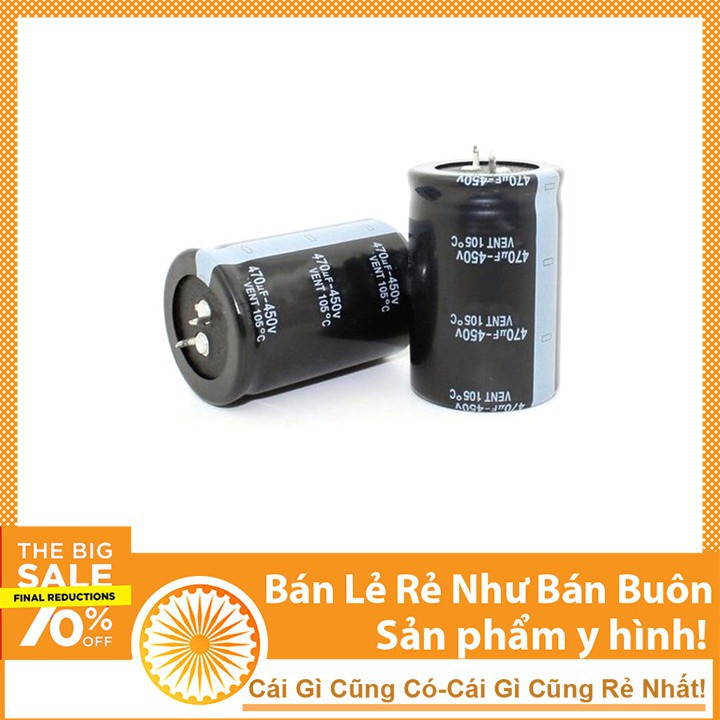 Tụ Hoá 470uF - 450V