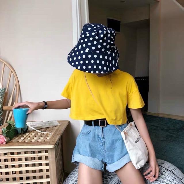 ÁO CROPTOP CỔ TIM V