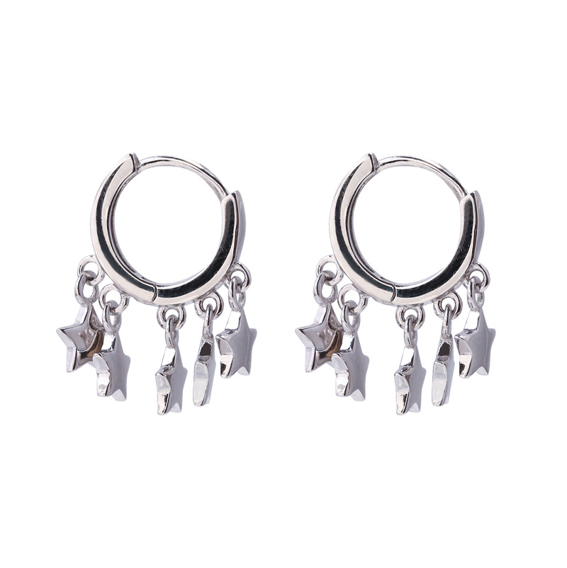 Bông Tai Bạc 925 Hình Ngôi Sao 22835 Phong Cách Hàn Quốc Thời Trang Cho Nữ