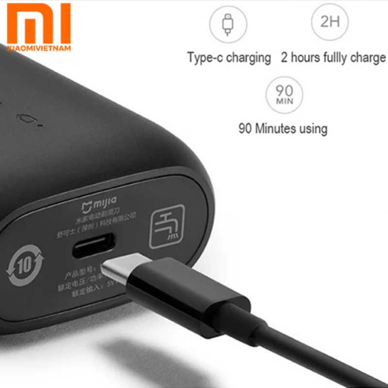 Máy cạo râu xiaomi mini MSX201Dao cạo râu chống nước,vệ sinh dễ dàng, đầu cạo 3D êm áiBảo hành 12 tháng