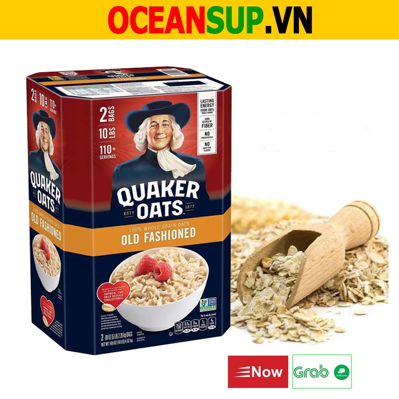 Yến Mạch QUAKER OATS Hộp 10lbs (4.6kg)