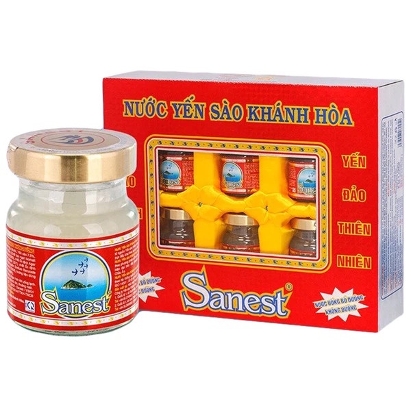 Hộp 6 Hũ Nước Yến Sào Khánh Hòa KHÔNG Đường 70ml