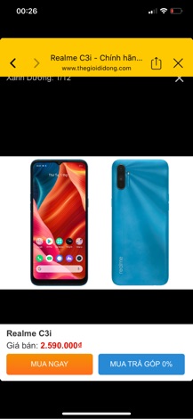 Ốp lưng Realme C3i dẻo đen kiểu da