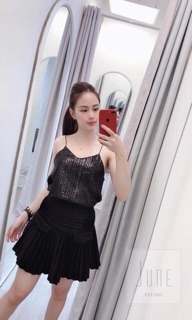 Áo 2 dây kim sa