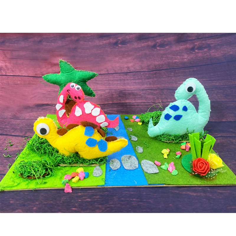 Đồ chơi sáng tạo cho bé Wow Art, bé từ 6 tới 10 tuổi, chủ đề: công viên khủng long | Vật liệu an toàn