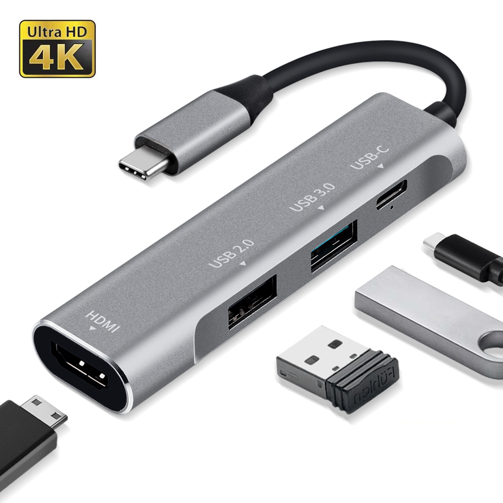 Bộ Chuyển Đổi Thunderbolt 3 Usb C Sang Hdmi Type C Mhl Pd Usb 3.0 Tốc Độ Cao